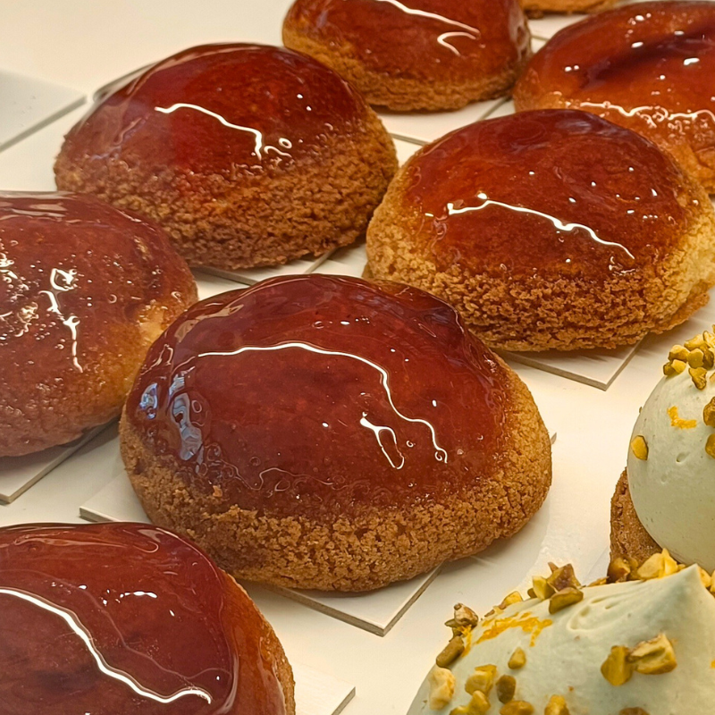 Chou cararmel craquant et vanille de Madagascar