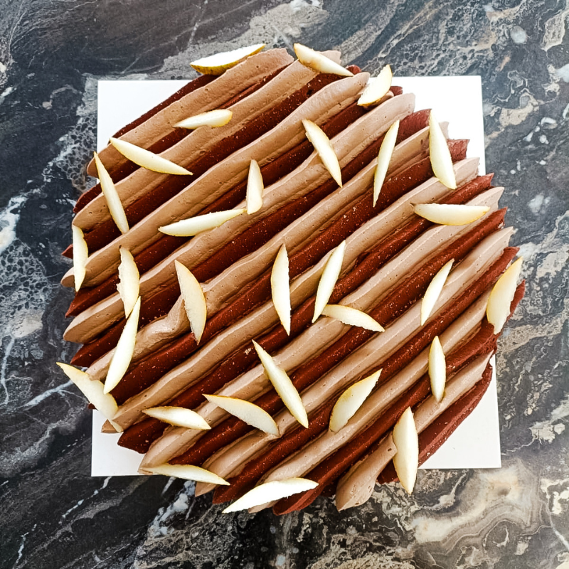 Tarte poire caramel automne